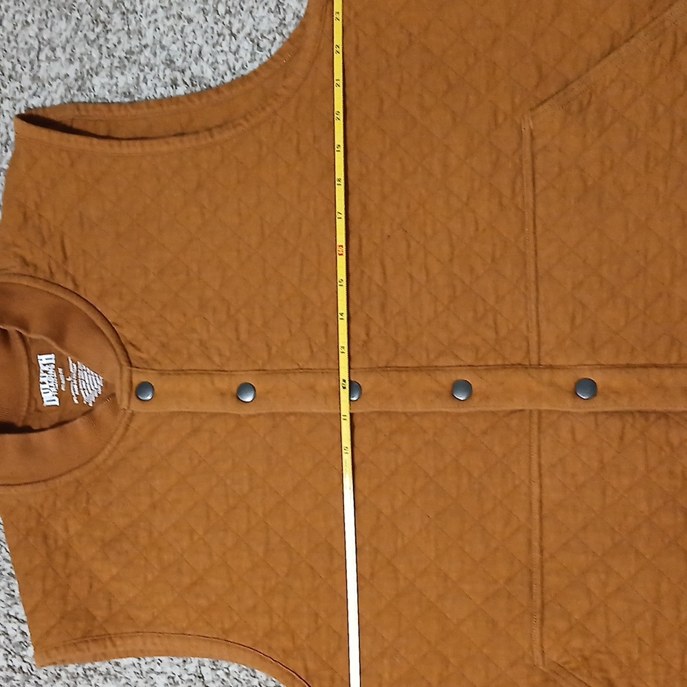 Duluth Trading Co Men's Brown Quilted Vest - Picture 4 of 10
